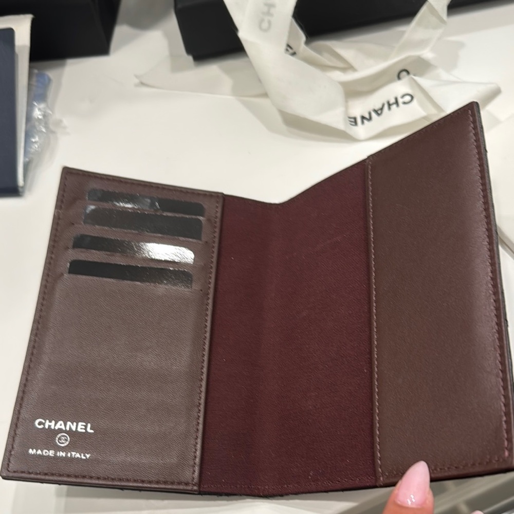Chanel Black Key Card Holder with Iconic Quilted Design passport holder - Picture 3 of 8